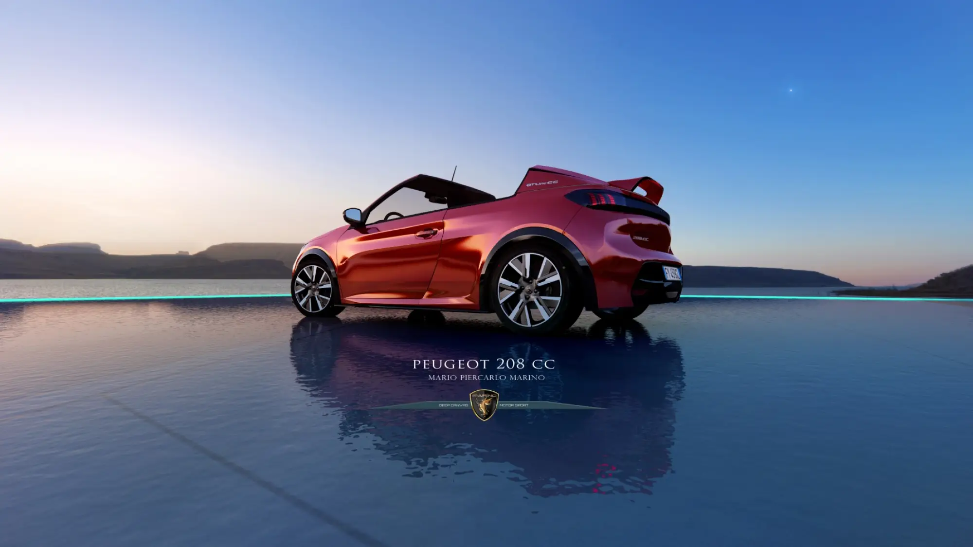 Peugeot 208 CC 2020 - Rendering - 7