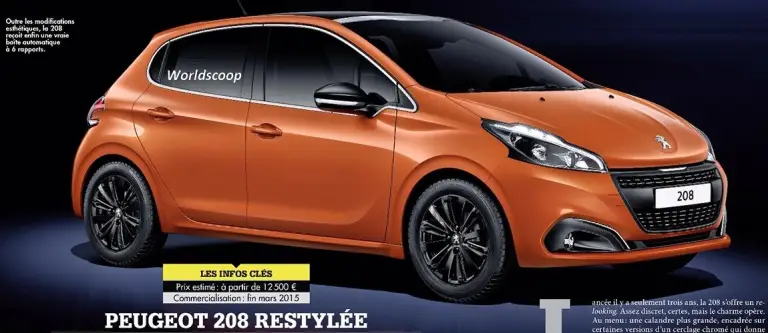 Peugeot 208 Facelift (immagini web) - 2