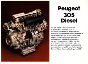 Peugeot 305 Diesel - foto storiche   - 1