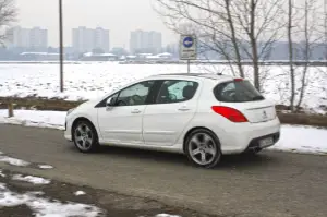 Peugeot 308 e-HDi Prova su Strada