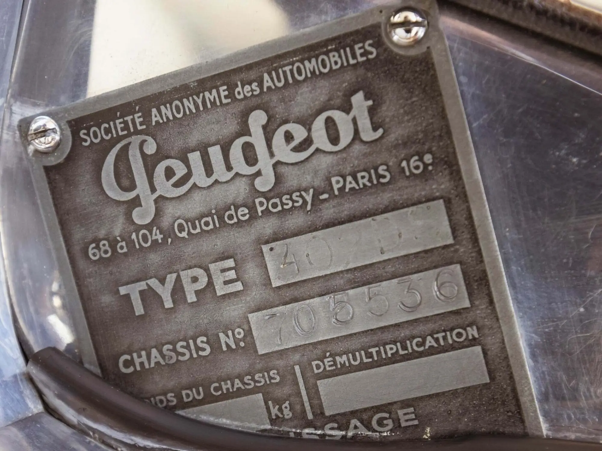 Peugeot 402 Darlmat Special Coupe by Pourout 1938 asta - Foto - 16