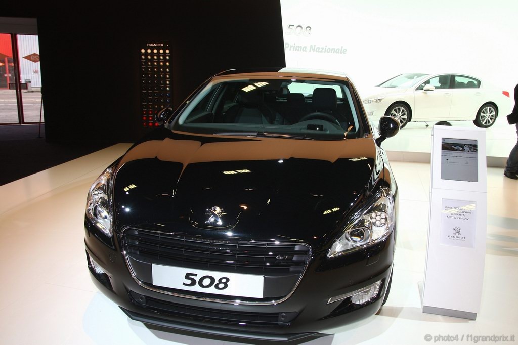 Peugeot 508 berlina Motorshow Bologna 2010