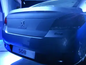 Peugeot 508 restyling presentazione Londra