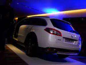 Peugeot 508 restyling presentazione Londra