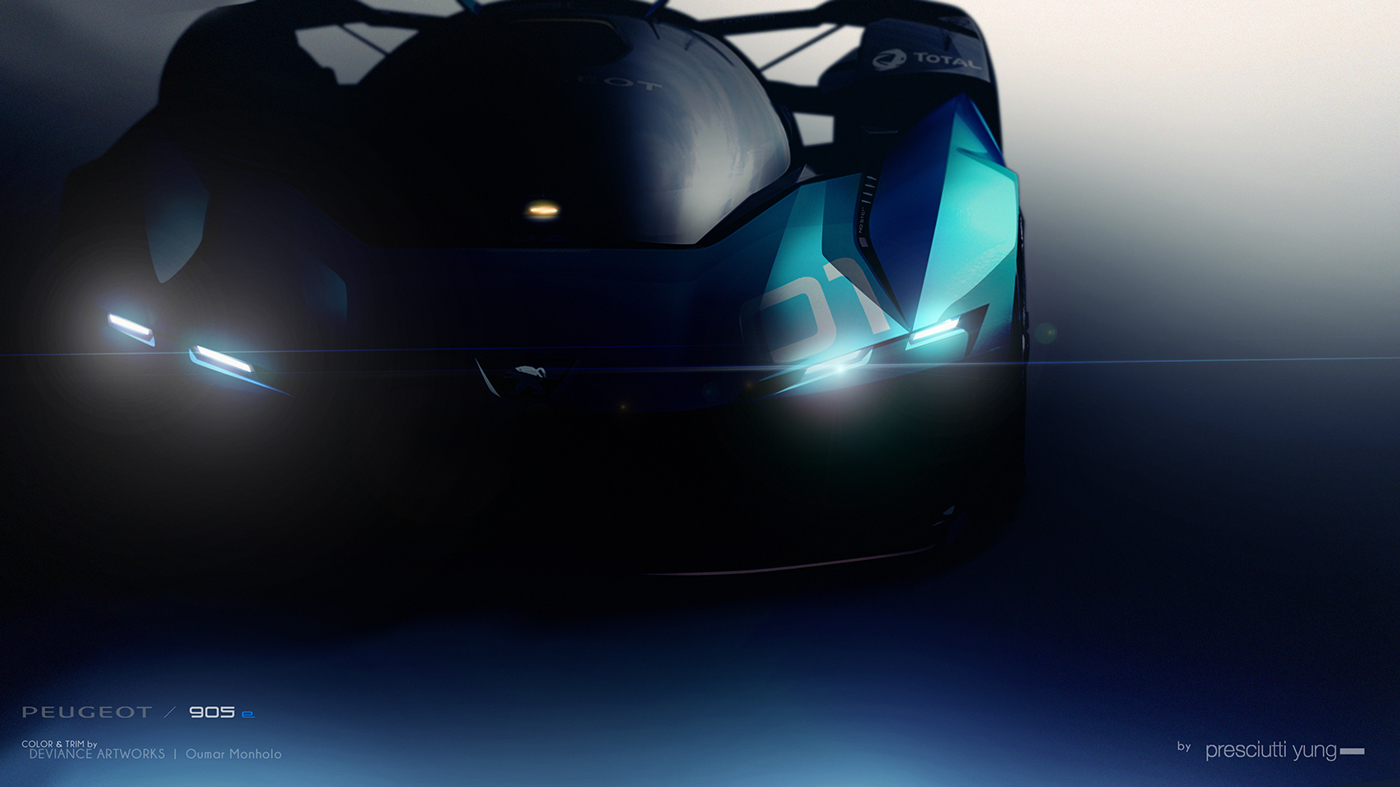 Peugeot 905e - Rendering