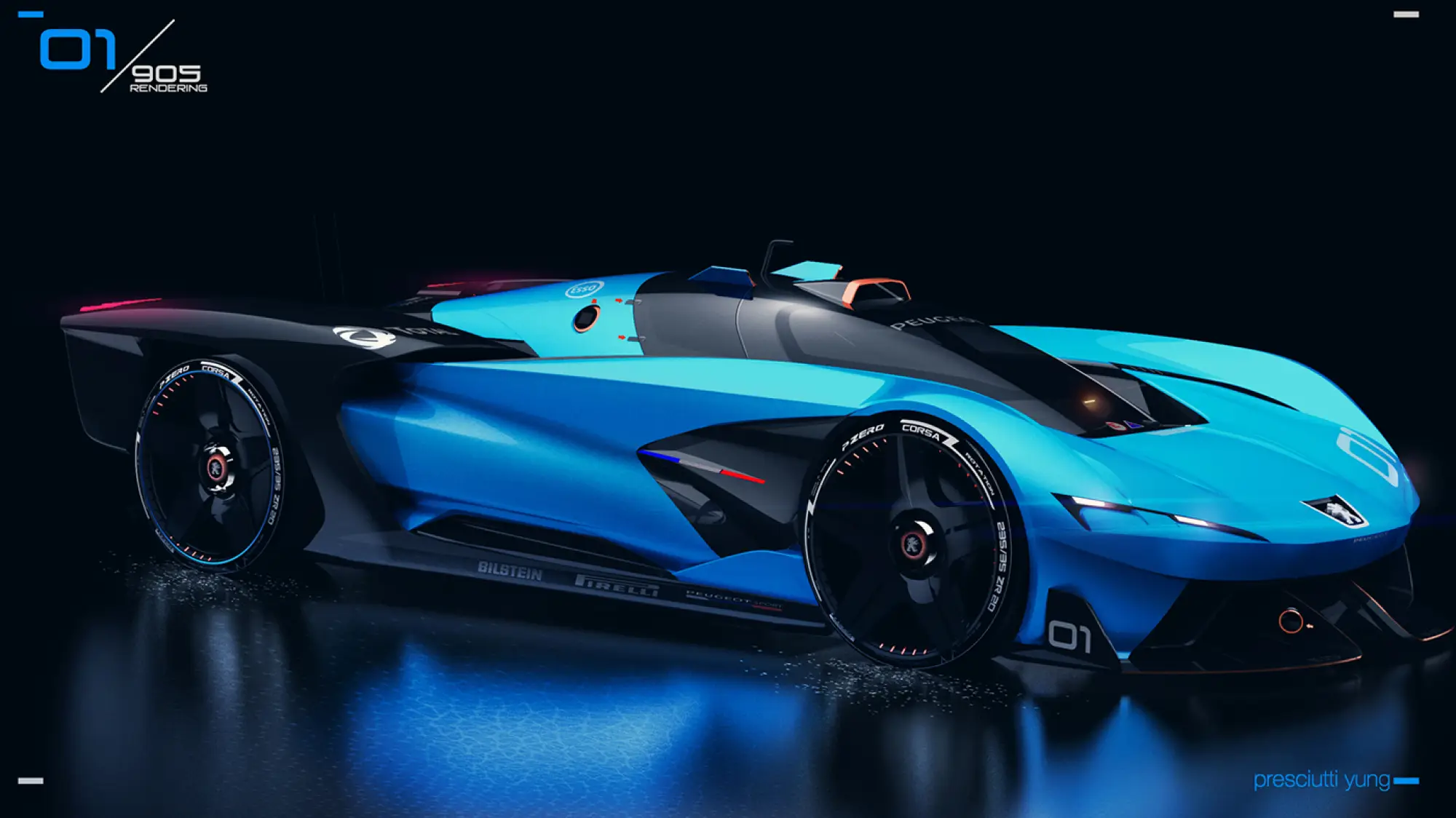 Peugeot 905e - Rendering - 14