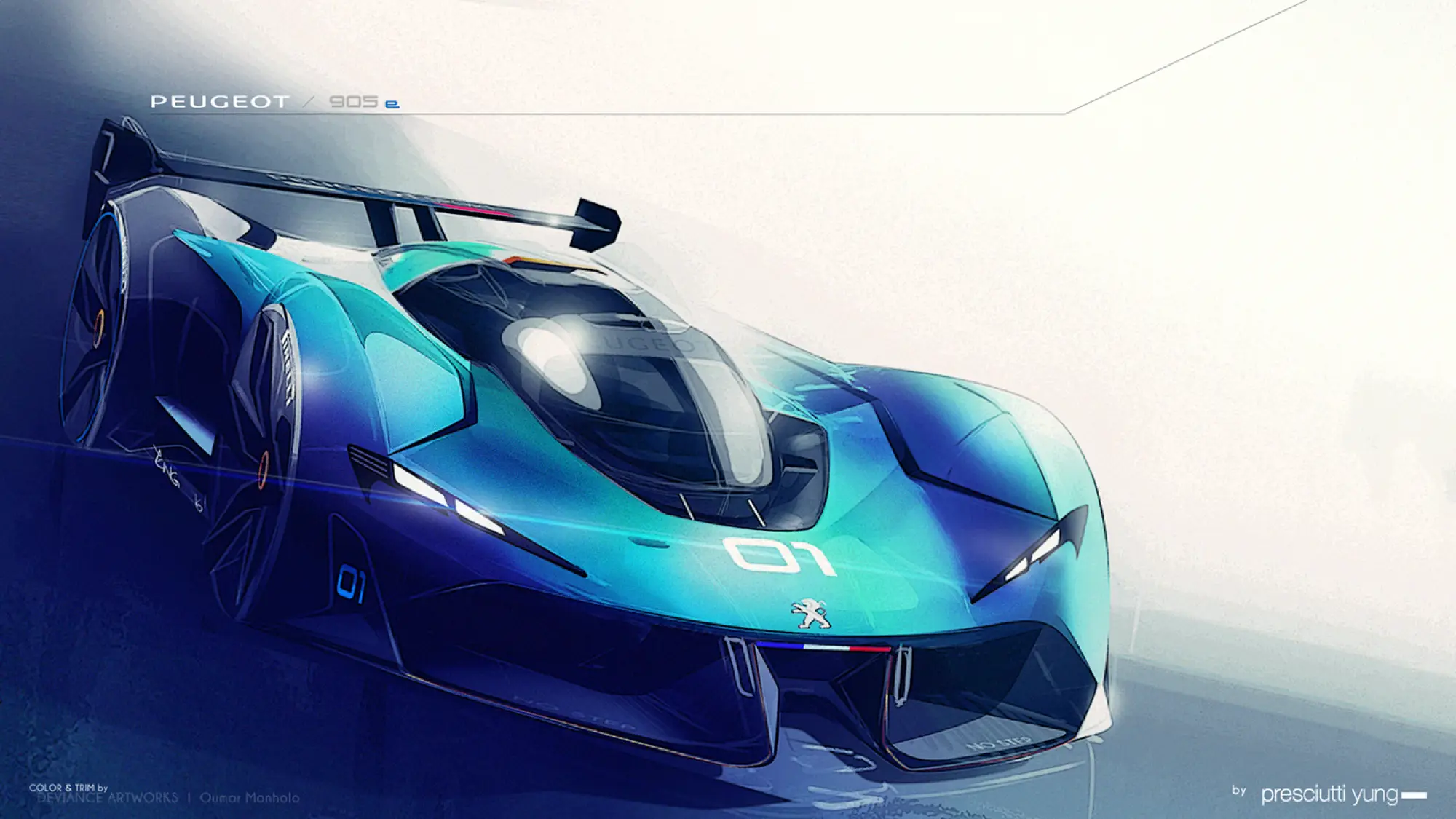 Peugeot 905e - Rendering - 7