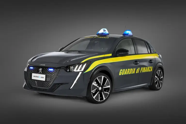 Peugeot e-208 - Guardia di Finanza - 4