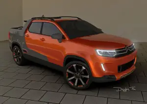 Pick-up Citroen - Rendering