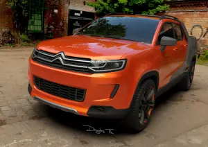 Pick-up Citroen - Rendering