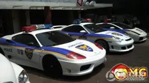 Polizia: Ferrari, Lamborghini e Porsche in Sud Corea - 1