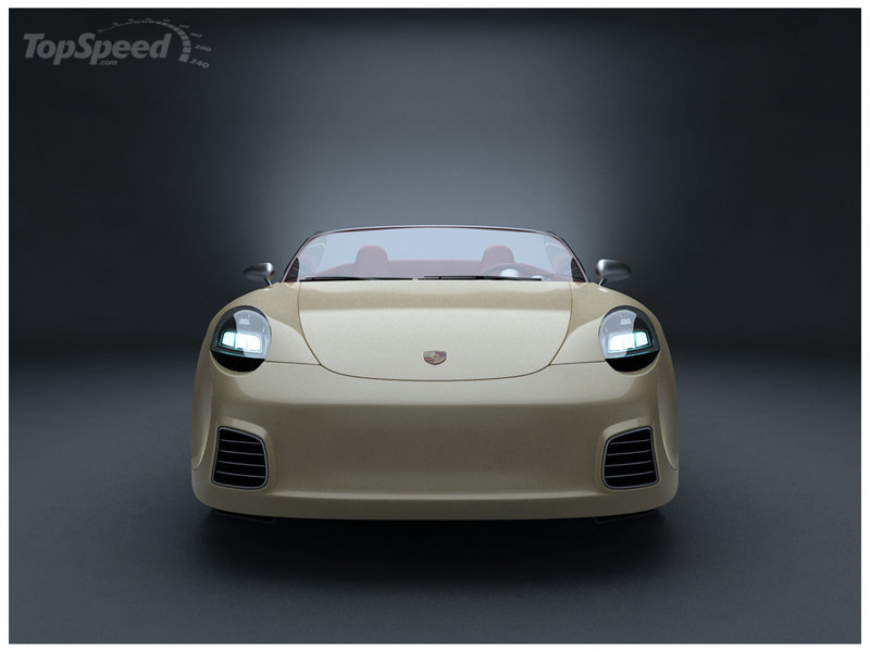 Porsche 356 Speedster rendering