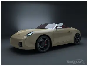 Porsche 356 Speedster rendering - 3