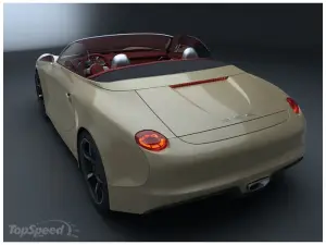 Porsche 356 Speedster rendering - 4