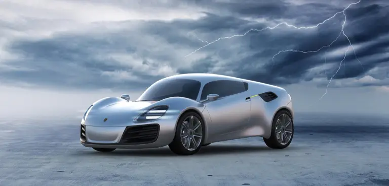 Porsche 356e concept rendering - 5