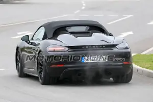 Porsche 718 Boxster Spyder foto spia 17 novembre 2017