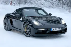 Porsche 718 Boxster Spyder foto spia 2 febbraio 2018 - 3