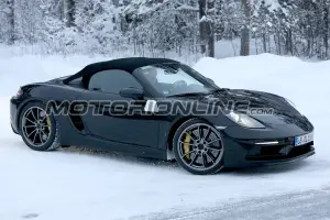 Porsche 718 Boxster Spyder foto spia 2 febbraio 2018 - 4