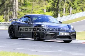 Porsche 718 Cayman GT4 2020 - Foto spia 23-5-2019