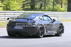 Porsche 718 Cayman GT4 2020 - Foto spia 23-5-2019