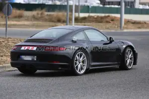 Porsche 911 MY 2018 muletto test - Foto spia 15-03-2016