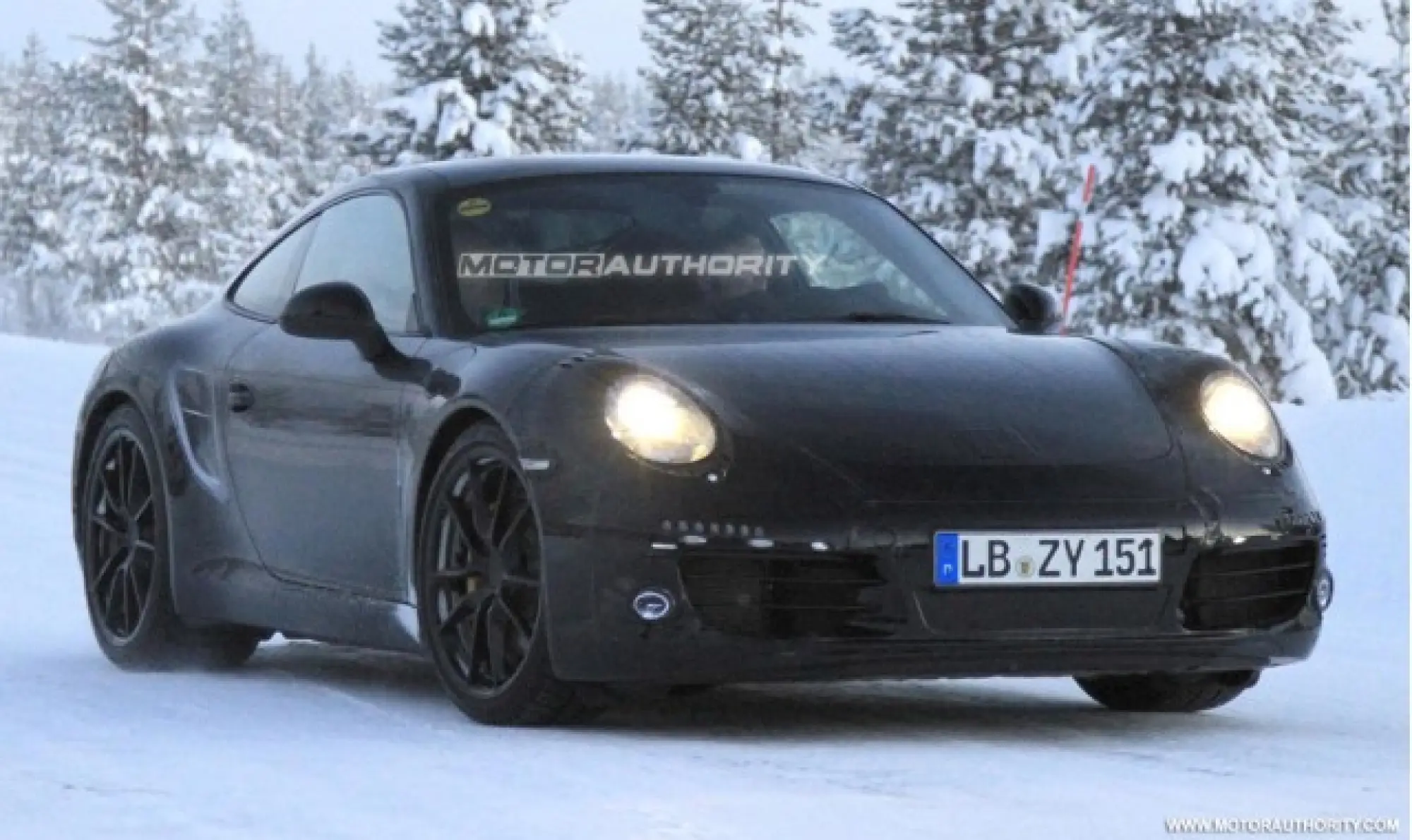 Porsche 911 2012 - Spy shots 19-01-2011 - 14
