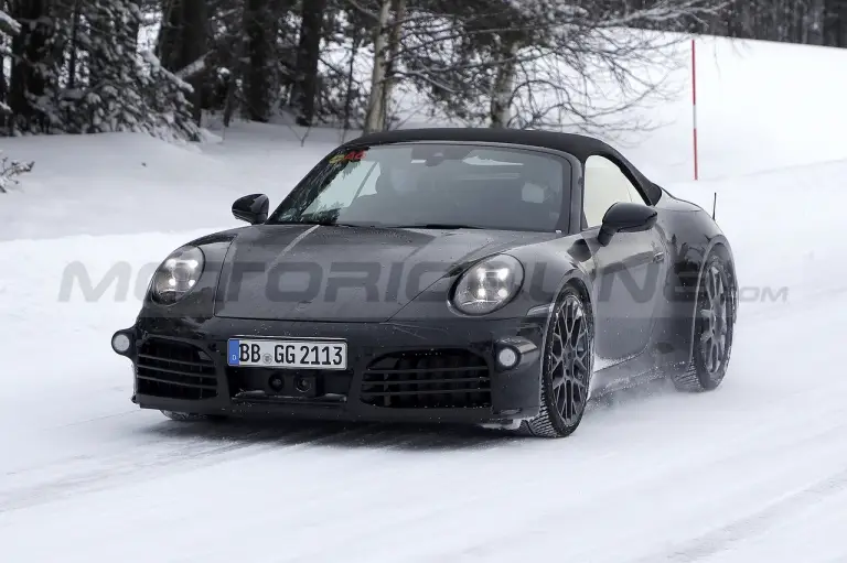 Porsche 911 Cabrio 2023 - Foto Spia 09-02-2022 - 14