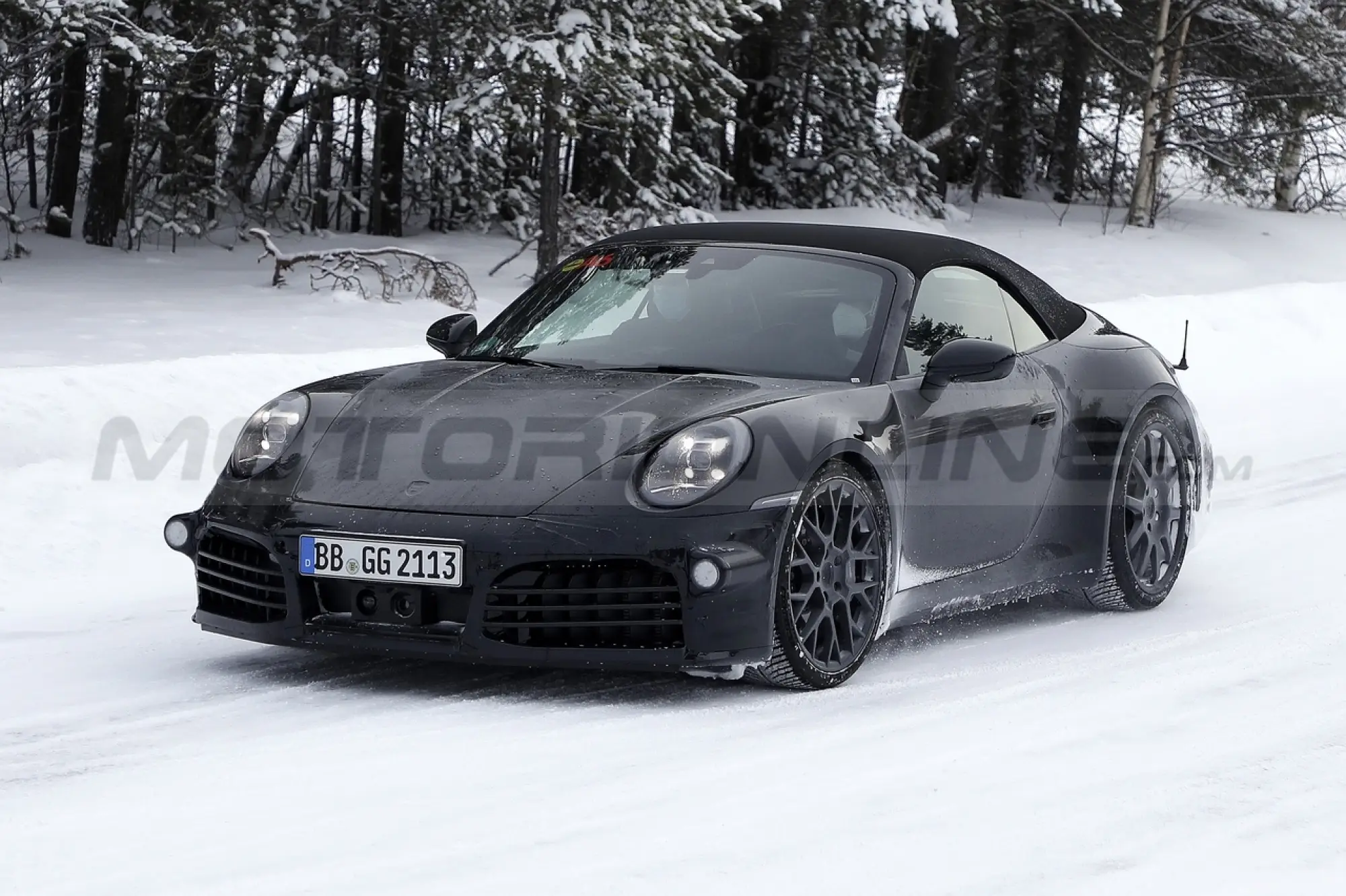 Porsche 911 Cabrio 2023 - Foto Spia 09-02-2022 - 16