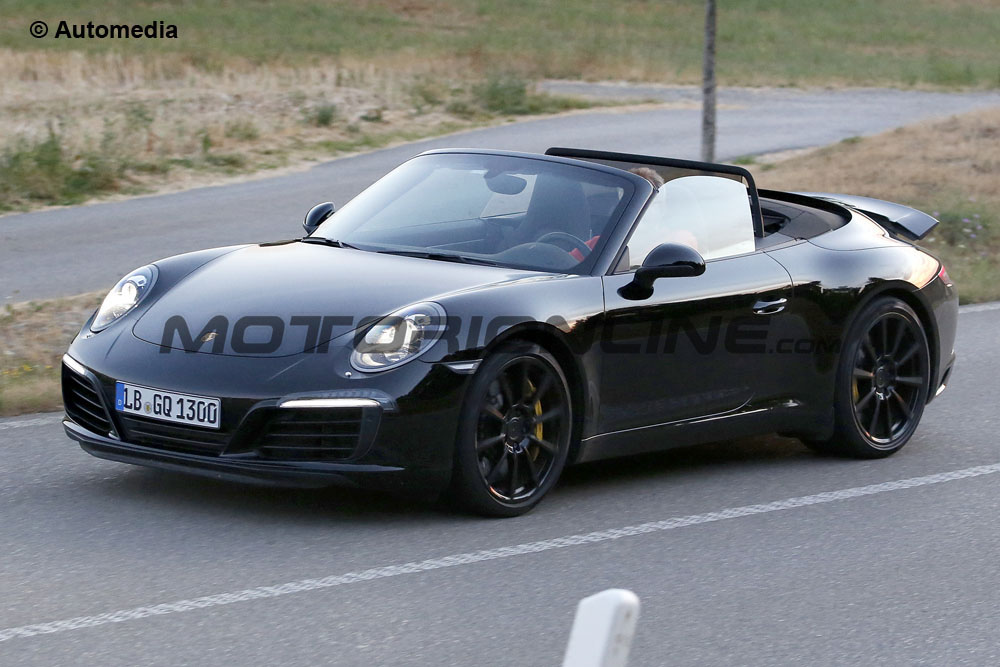 Porsche 911 Cabrio MY 2016 - Foto spia 10-08-2015