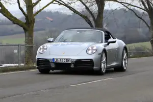 Porsche 911 Cabriolet foto spia 13 dicembre 2018