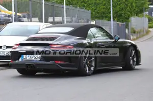 Porsche 911 GT3 cabrio - Foto spia 19-7-2018