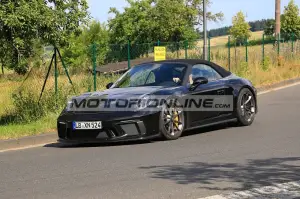 Porsche 911 GT3 cabrio - Foto spia 19-7-2018