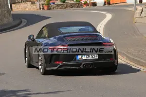 Porsche 911 GT3 cabrio - Foto spia 19-7-2018