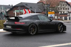 Porsche 911 GT3 facelift - Foto spia 18-02-2016