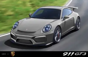 Porsche 911 GT3 MY 2017 - rendering by Renna Design