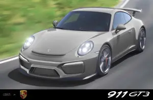 Porsche 911 GT3 MY 2017 - rendering by Renna Design - 2