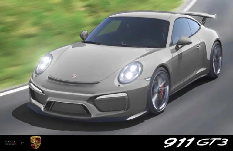 Porsche 911 GT3 MY 2017 - rendering by Renna Design - 2