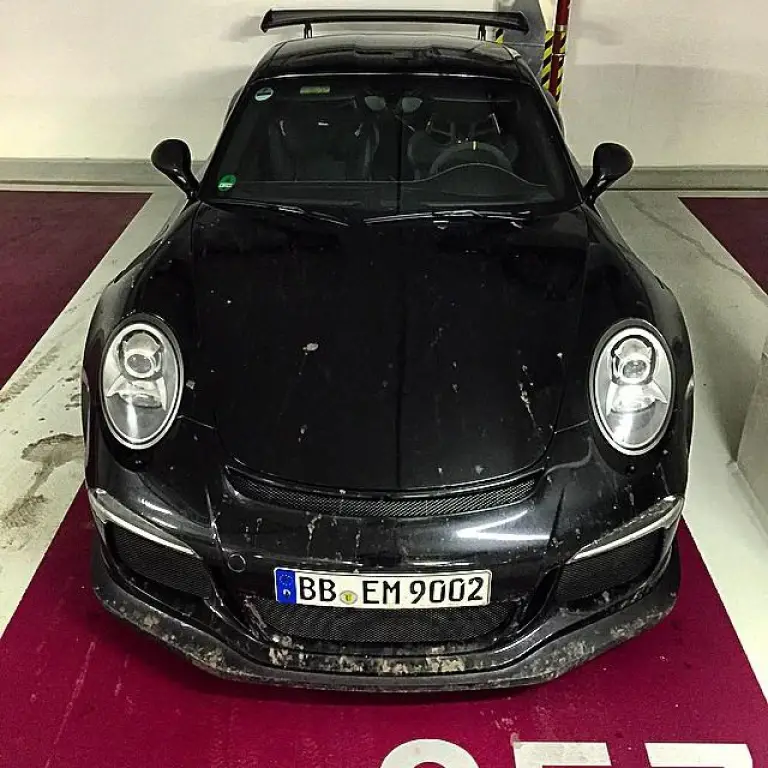 Porsche 911 GT3 RS - foto spia (gennaio 2015) - 3