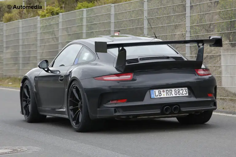 Porsche 911 GT3 RS 2015 - Foto spia 17-04-2014 - 7