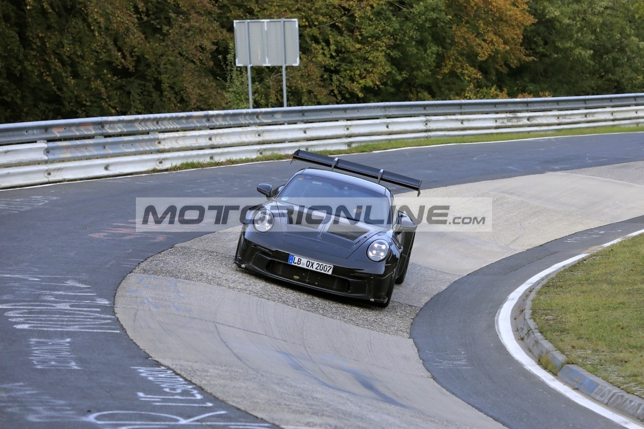 Porsche 911 GT3 RS - Foto spia 14-10-2020