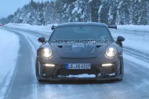 Porsche 911 GT3 RS foto spia 14 febbraio 2018 - 1