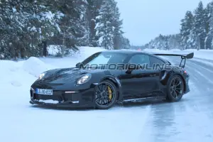 Porsche 911 GT3 RS foto spia 14 febbraio 2018