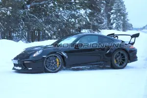 Porsche 911 GT3 RS foto spia 14 febbraio 2018