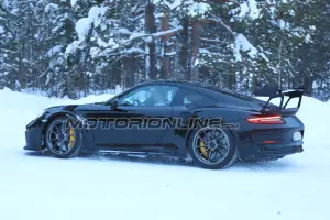 Porsche 911 GT3 RS foto spia 14 febbraio 2018