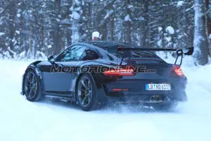 Porsche 911 GT3 RS foto spia 14 febbraio 2018