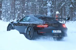 Porsche 911 GT3 RS foto spia 14 febbraio 2018