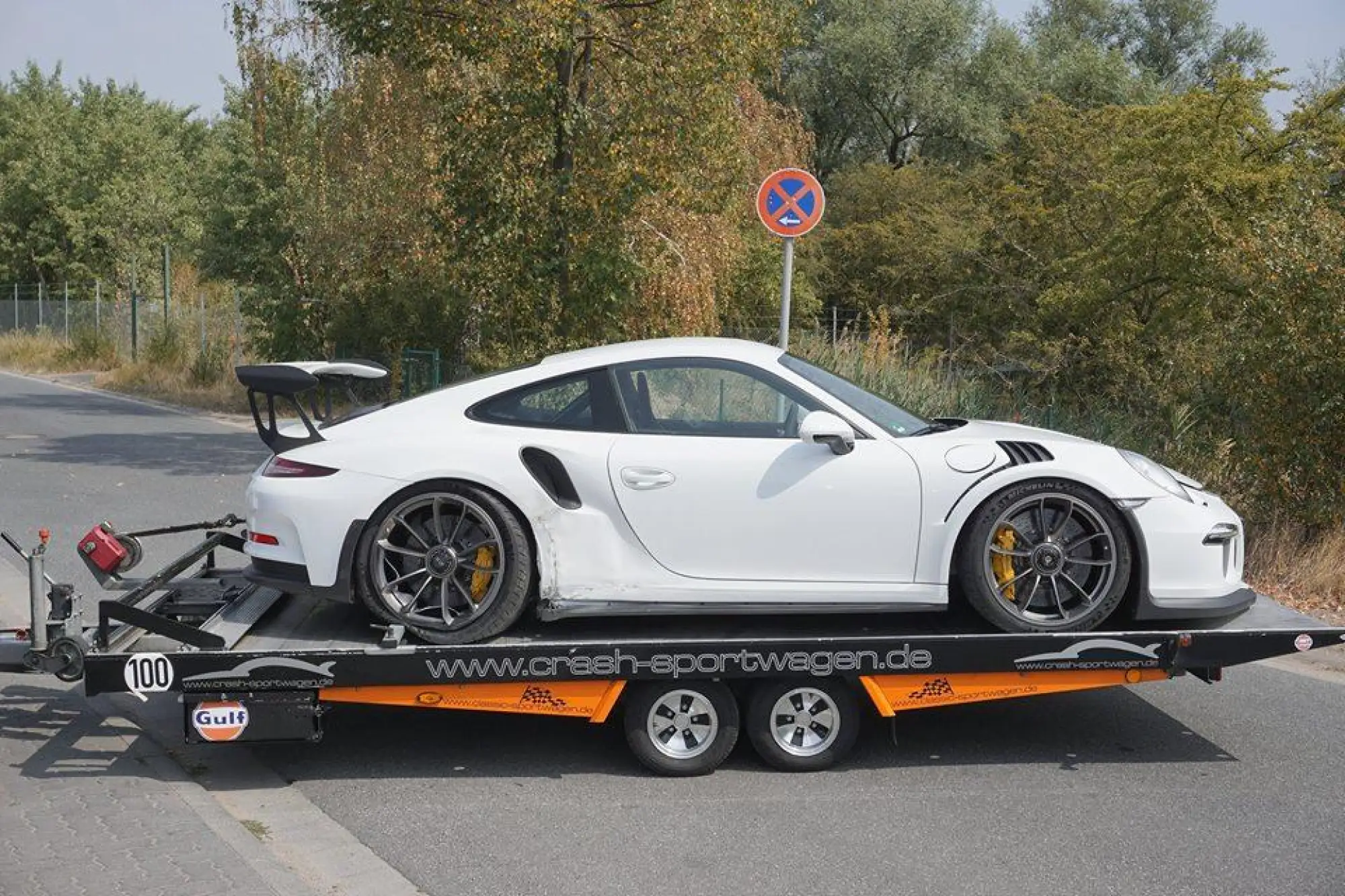 Porsche 911 GT3 RS incidente - 3