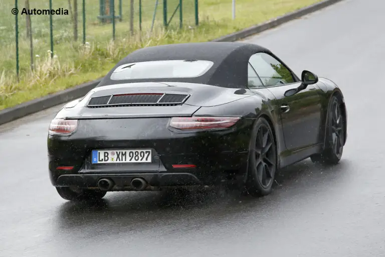 Porsche 911 GTS Cabriolet - Foto spia 14-05-2014 - 5