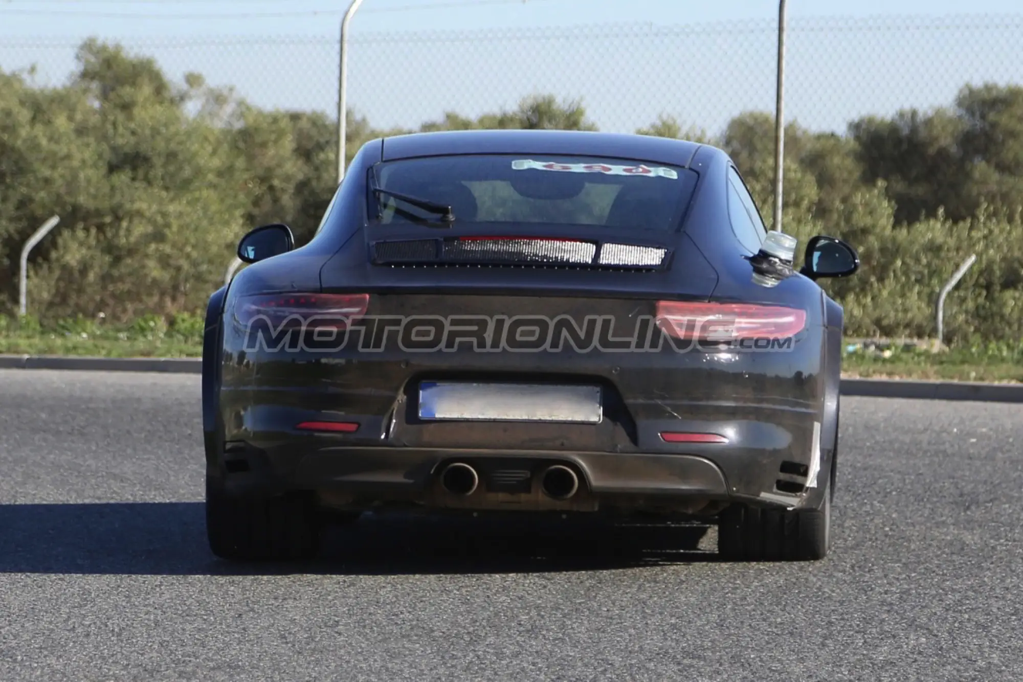 Porsche 911 MY 2018 - Foto spia muletto 22-11-2015 - 9