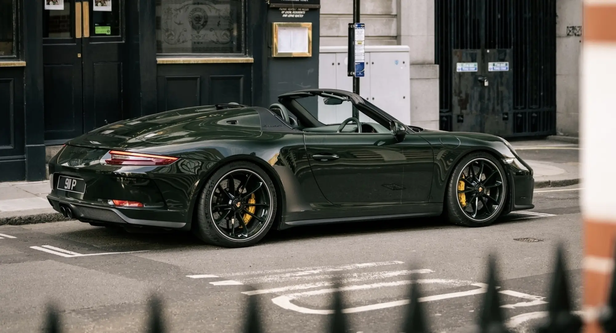 Porsche 911 Speedster Brewstergreen - Foto - 35